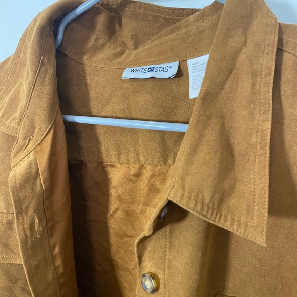 White Stag Brown Button Down Shirt - Picture 3 of 5